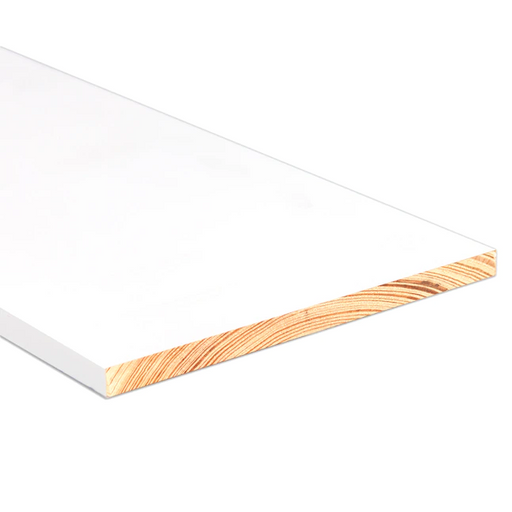 S4S 1 x 10  (9-1/4 in. x 11/16 in. x 16ft ) Wood FJ Baseboard Primed