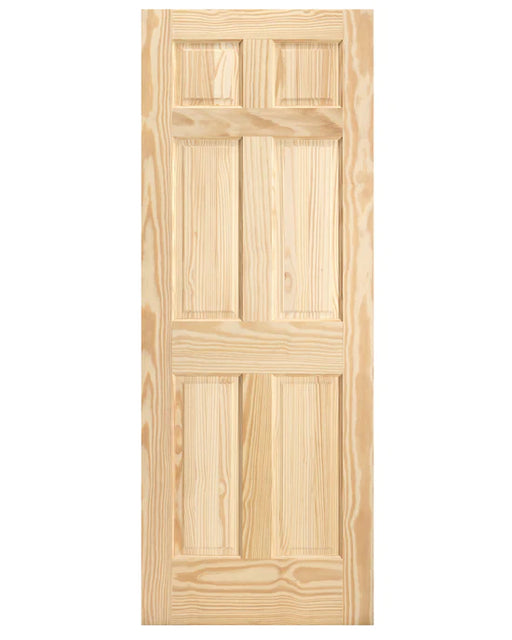 Door 6 Panel Clear Pine