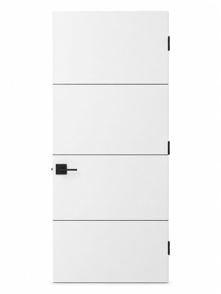 Milano Semi-Solid 3-Line Modern Interior Door Slab