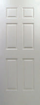 Smooth 6 Panel Moulded Interior Door Slab supplier illustration