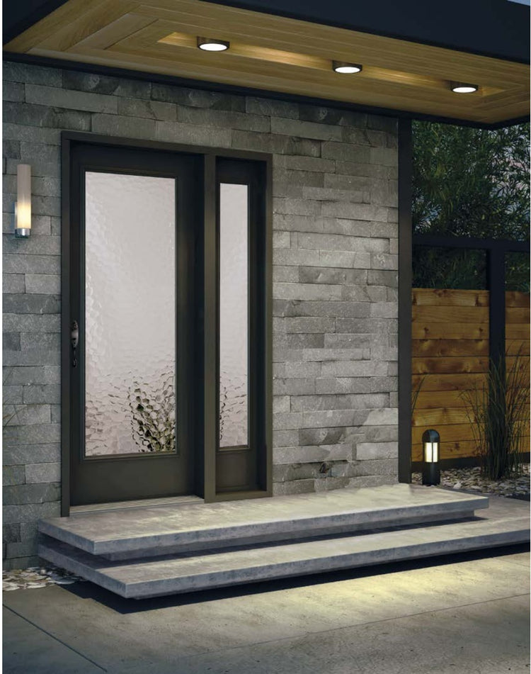 Novatech Oceana Decorative Glass Fiberglass Entry Door