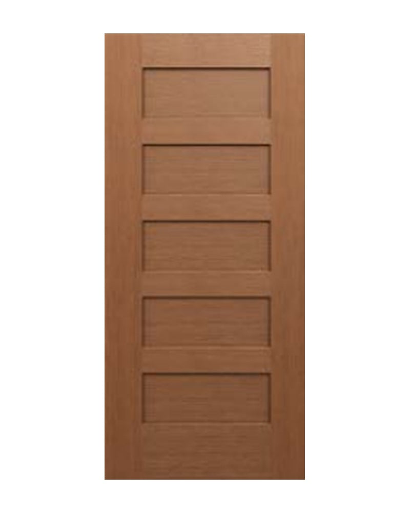 PlastPro Fir Shaker Flush Fiberglass Exterior Door