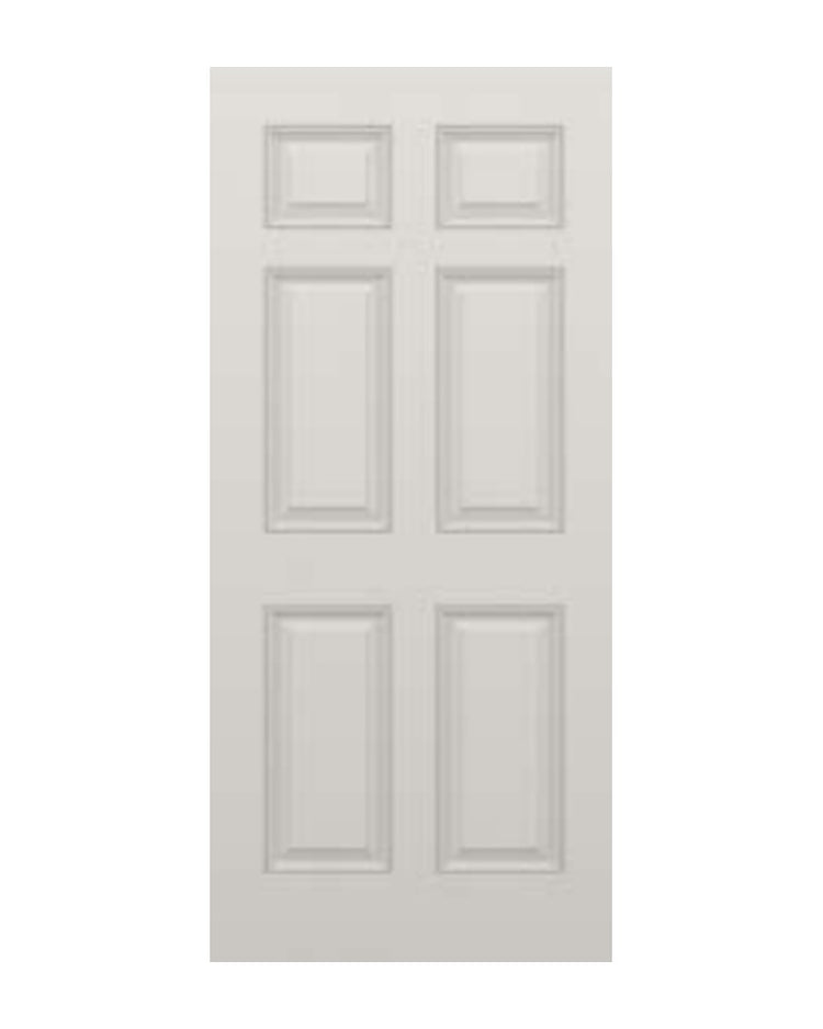 PlastPro Smooth 6-Panel Fiberglass Exterior Door