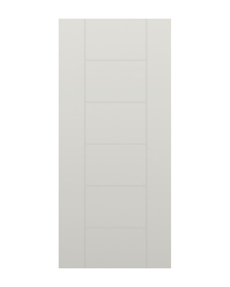 PlastPro HVHZ Smooth Modern DMS5HI Fiberglass Exterior Door