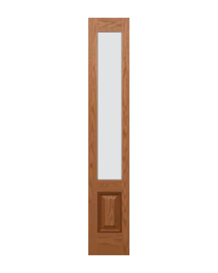 PlastPro Oak Woodgrain Cutout Sidelight Fiberglass Panel