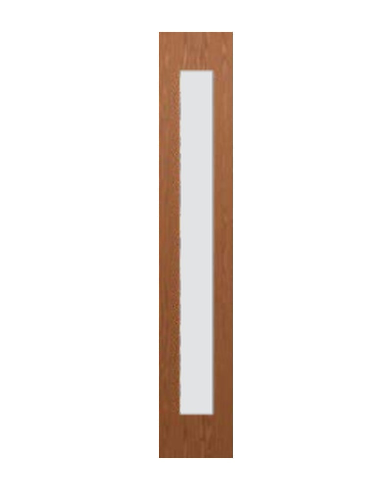 PlastPro Oak Woodgrain Full-Lite Cutout Sidelight Fiberglass Panel