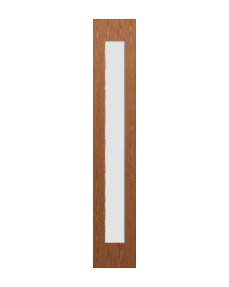 PlastPro Oak Woodgrain Full-Lite Cutout Sidelight Fiberglass Panel