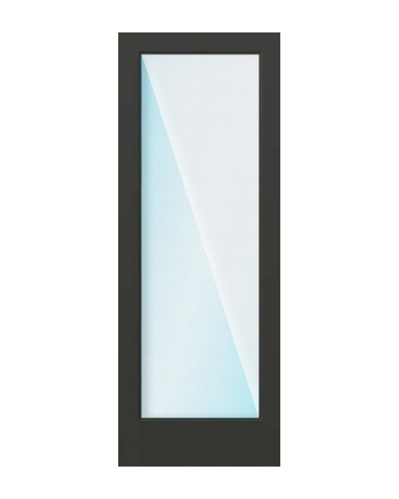 PlastPro Onyx Nova 90 Black Direct-Glazed Fiberglass Exterior Door