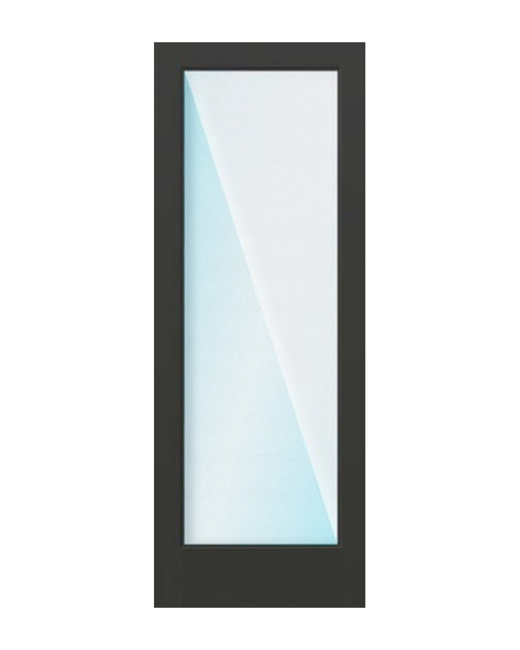 PlastPro Onyx Nova 90 Black Direct-Glazed Fiberglass Exterior Door
