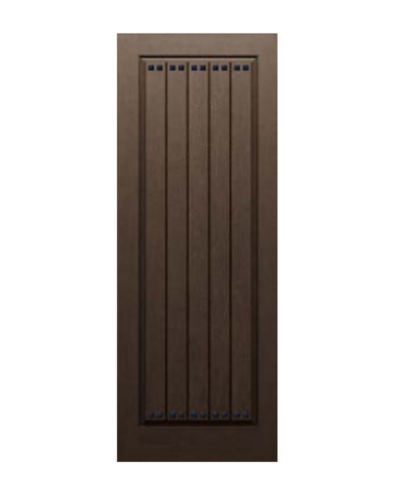 PlastPro Rustic Plank Fiberglass Exterior Door