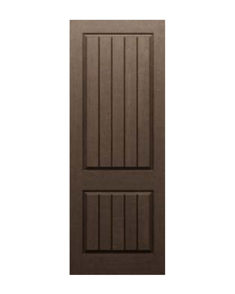 PlastPro Rustic Square Plank Fiberglass Exterior Door
