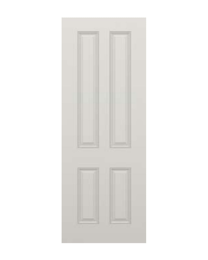 PlastPro Smooth 4-Panel DRS4180 Fiberglass Exterior Door