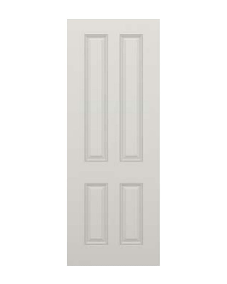 PlastPro Smooth 4-Panel DRS4180 Fiberglass Exterior Door
