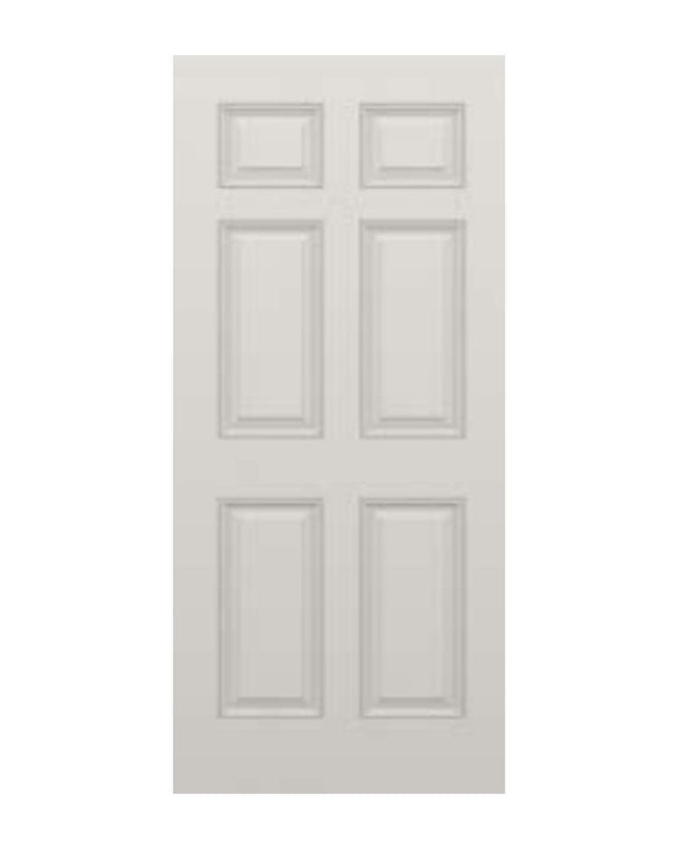 PlastPro Smooth 6-Panel Fiberglass Exterior Door