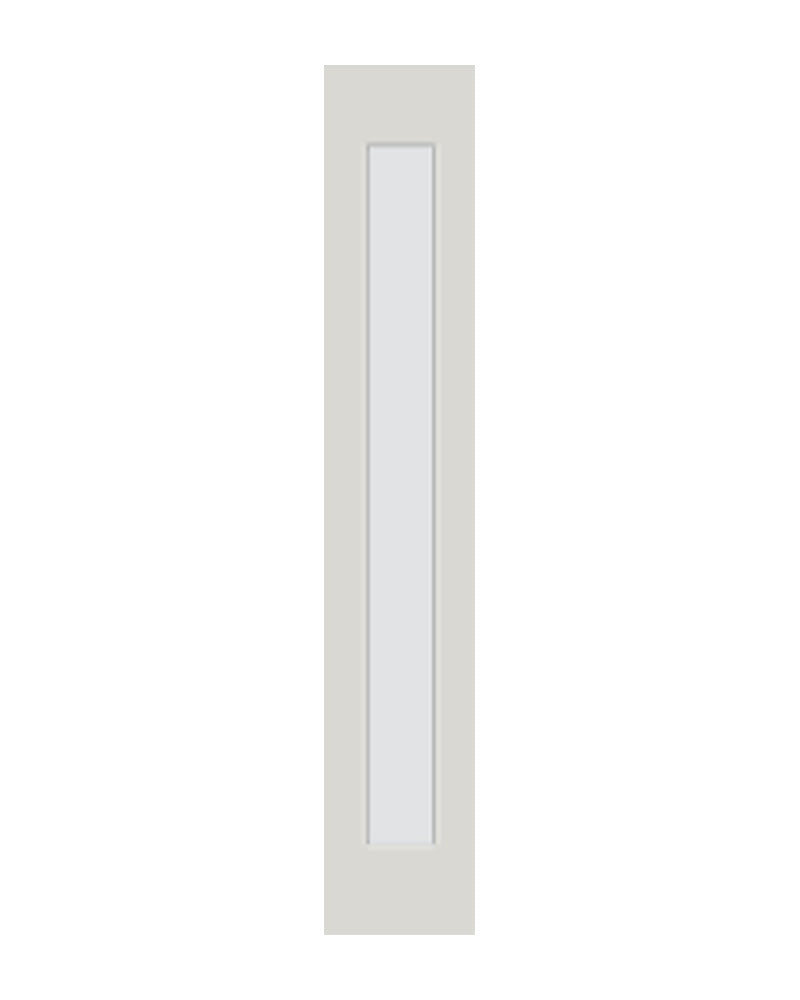 PlastPro Smooth Full-Lite Cutout Sidelight Fiberglass Panel