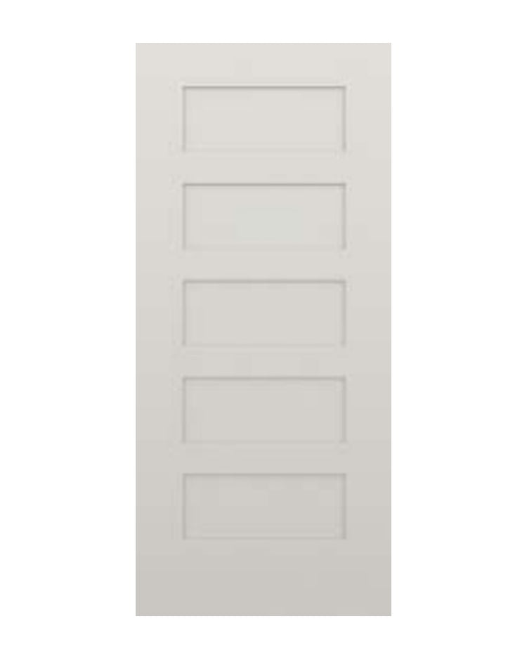 PlastPro Smooth Shaker Flush Fiberglass Exterior Door