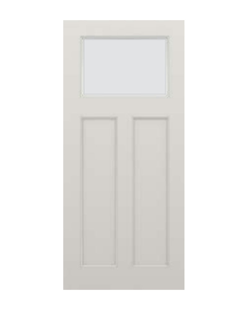 PlastPro Smooth Shaker Glass Door Fiberglass Exterior Door