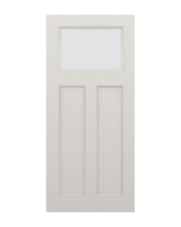 PlastPro Smooth Shaker Glass Door Fiberglass Exterior Door