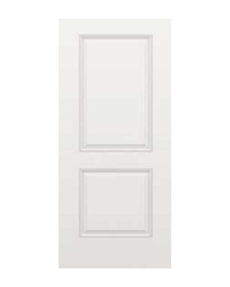PlastPro Smooth Square 2-Panel Fiberglass Exterior Door