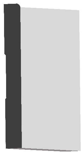 Woodgrain No. 0430 Baseboards profile illustration