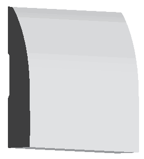Woodgrain No. 0726 Baseboards profile illustration