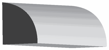 Woodgrain No. 103 Base Shoes & Caps profile illustration
