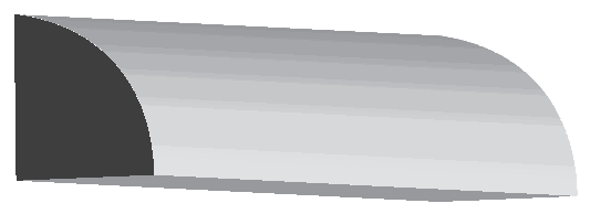 Woodgrain No. 106 Base Shoes & Caps profile illustration