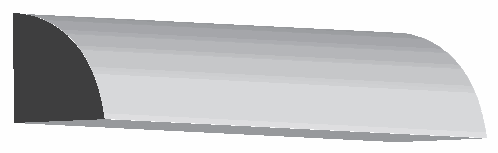 Woodgrain No. 108 Base Shoes & Caps profile illustration