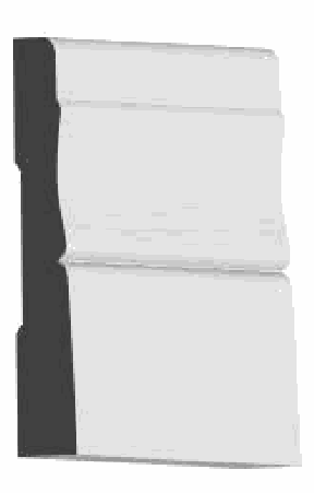 Woodgrain No. KBAS Baseboards profile illustration