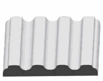 Woodgrain No. 1684 Casings profile illustration