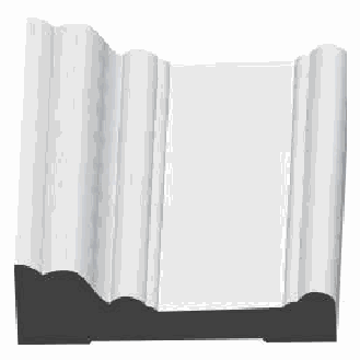 Woodgrain No. 1803 Casings profile illustration