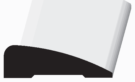 Woodgrain No. 326 Casings profile illustration