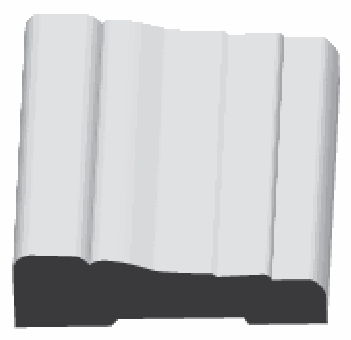 Woodgrain No. 3366 Casings profile illustration
