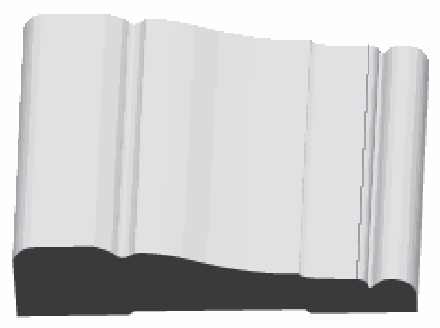 Woodgrain No. 371L Casings profile illustration