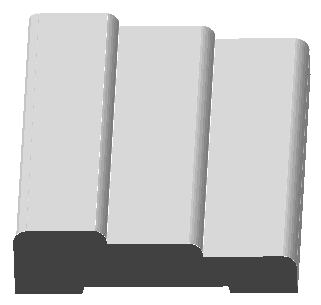 Woodgrain No. 387 Casings profile illustration