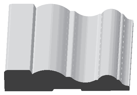Woodgrain No. 388 Casings profile illustration