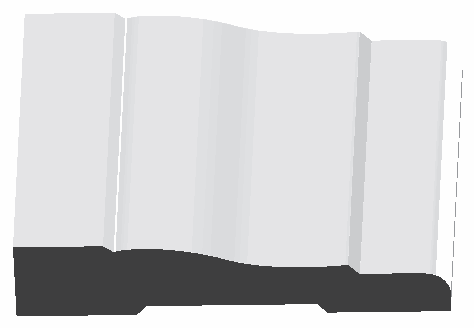 Woodgrain No. 444 Casings profile illustration