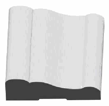 Woodgrain No. A214 Casings profile illustration