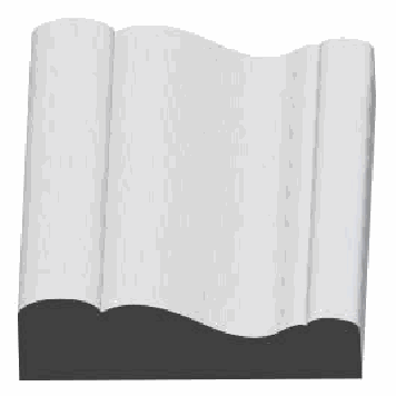 Woodgrain No. A218 Casings profile illustration