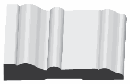 Woodgrain No. LC11 Casings profile illustration