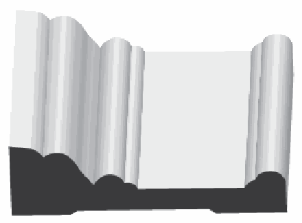 Woodgrain No. RB03 Casings profile illustration