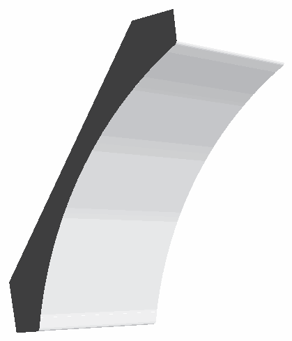 Woodgrain No. 525 Crown Mouldings profile illustration