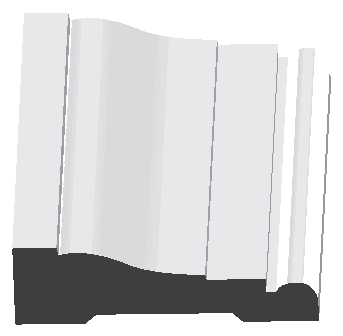 WM 376 profile illustration — refer to the product dimensions