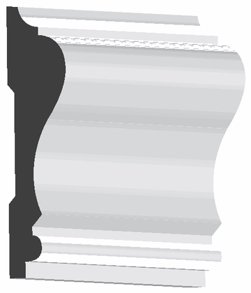 WM 390 profile illustration — refer to the product dimensions