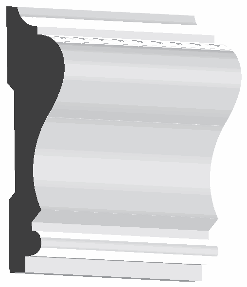 WM 390 profile illustration — refer to the product dimensions