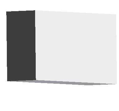 Woodgrain 1x2 flat board profile illustration