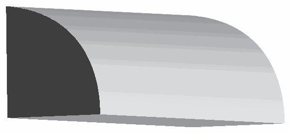 Woodgrain No. 103 Utility Mouldings profile illustration