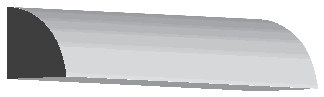 Woodgrain No. 108 Utility Mouldings profile illustration