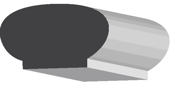 Woodgrain No. 1203 Utility Mouldings profile illustration