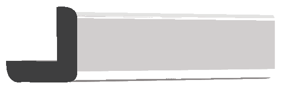 Woodgrain No. 206 Utility Mouldings profile illustration